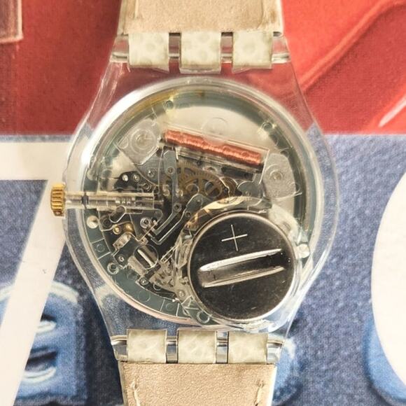 Swatch watch FEATHERS GK403 1994 Standard Gents New old stock - Picture 6 of 7